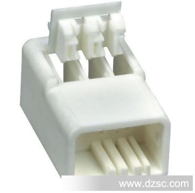 廠家:汽車連接器3位3孔母殼白色護套 白色膠殼接插件